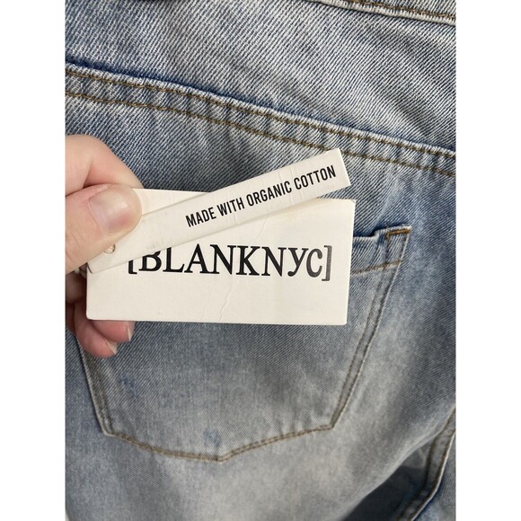 Blank NYC The Madison Crop High Ride Jeans Light Wash Size‎ 28 Organic Cotton - Picture 5 of 6